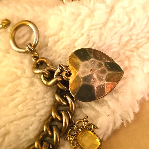 Heavy Brass Charm Bracelet - Picture 5 of 6